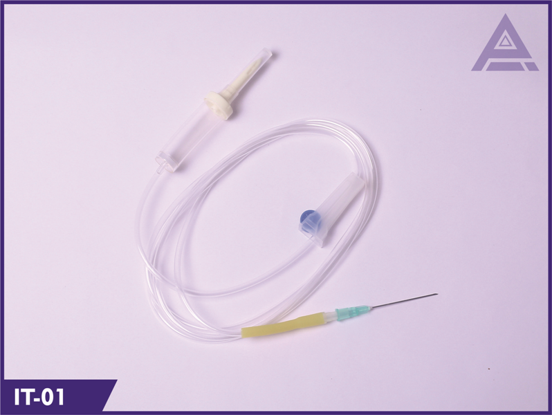 Non- vented Infusion set with needle - 1 pack of 50pcs