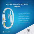 Vented Infusion Set with Needle - k25a08 (2)